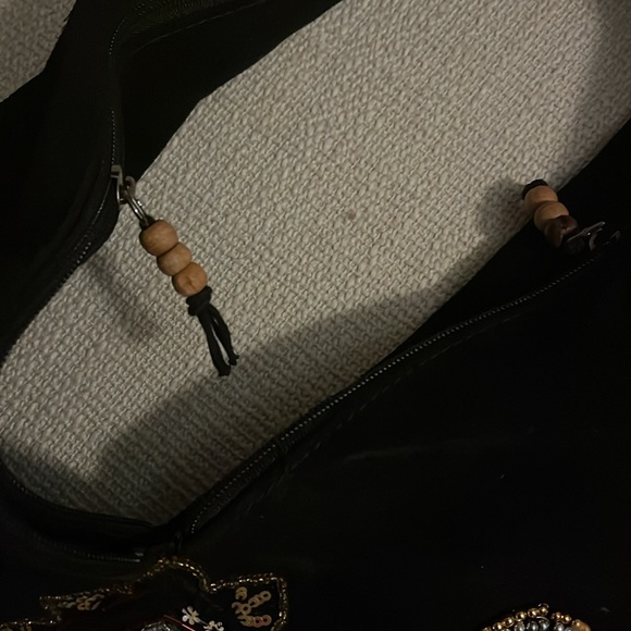 Super cute fancy suede bag with beautiful embellishments! - Picture 5 of 5